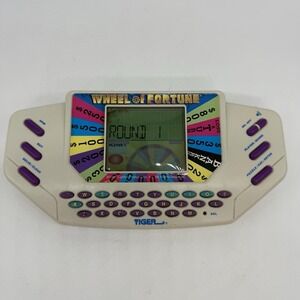 Wheel Of Fortune Tiger Electronics w/ Cartridge Tested & Working Vintage Flaw